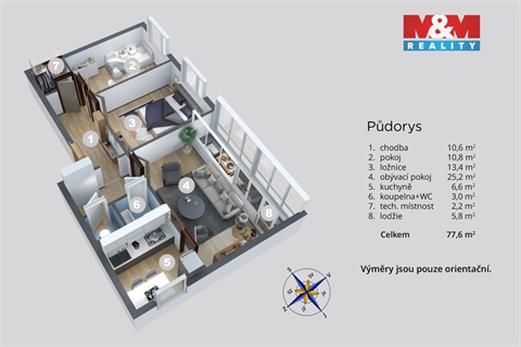 Prodej bytu 3+1, 72 m² - 10