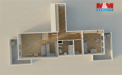 Prodej bytu 2kk, 67 m² - 2