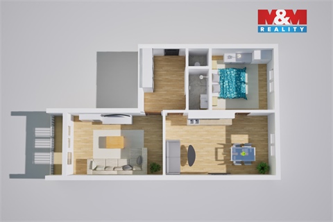 Prodej bytu 3kk, 63 m² 12