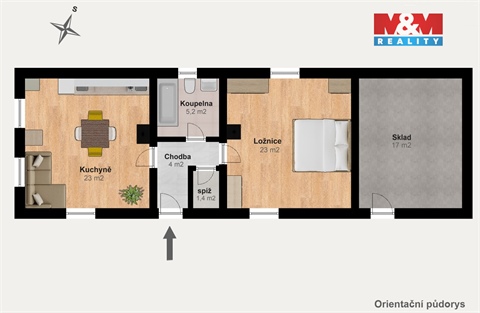 Prodej rodinného domu, 57 m² - 10