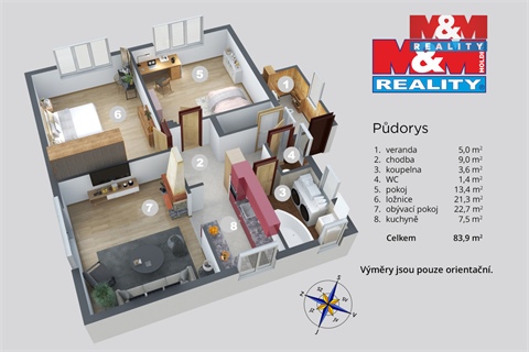 Prodej rodinného domu, 84 m² - 22