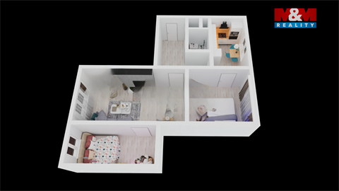 Prodej bytu 3+1, 67 m² 2