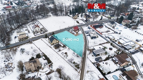 Prodej stavebního pozemku, 2 090 m² 0