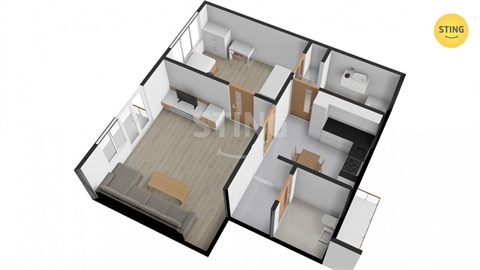 Prodej bytu 2+1, 66 m² 2