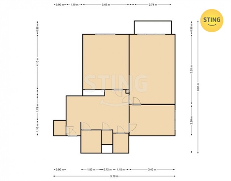 Prodej bytu 2+1, 60 m² 14
