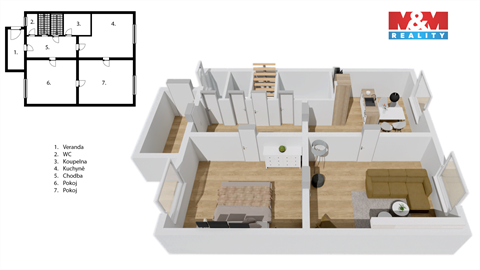 Prodej rodinného domu, 107 m² - 6