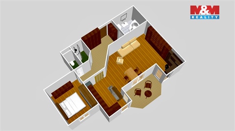 Pronájem bytu 2kk, 65 m² - 8