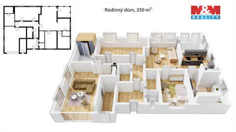 Prodej rodinného domu, 350 m² - 24