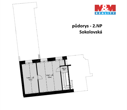 Pronájem kanceláře, 174 m² 20