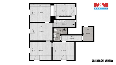 Pronájem bytu 4kk, 90 m² 8