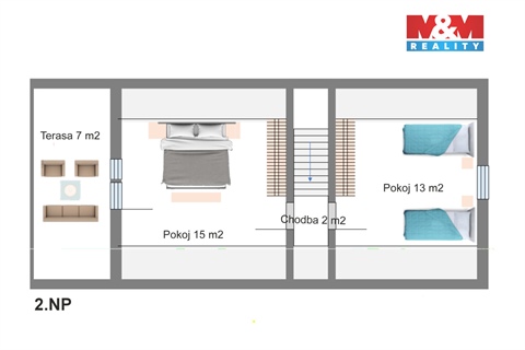 Prodej chaty / chapuly, 97 m² - 6