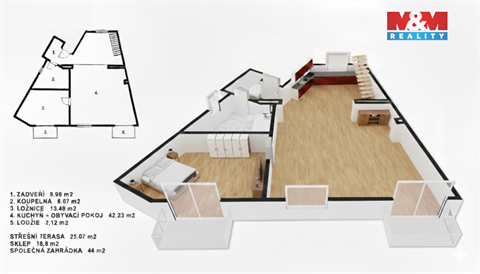 Prodej bytu 2kk, 67 m² - 8