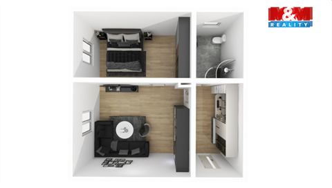 Pronájem bytu 2kk, 49 m² - 6