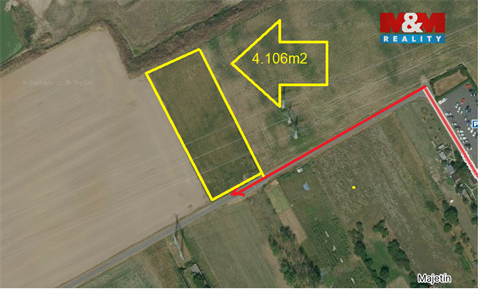 Prodej zemědělské půdy, 4 106 m² - 4