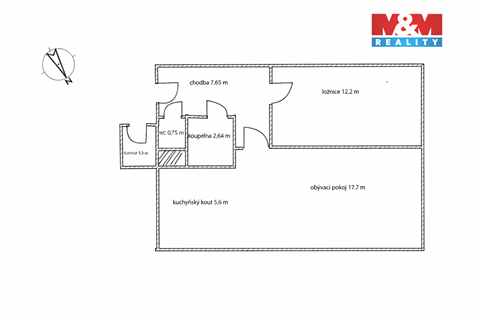 Prodej bytu 2kk, 48 m² 8