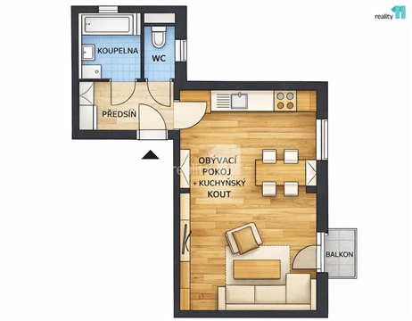 Prodej bytu 1kk, 38 m² - 20