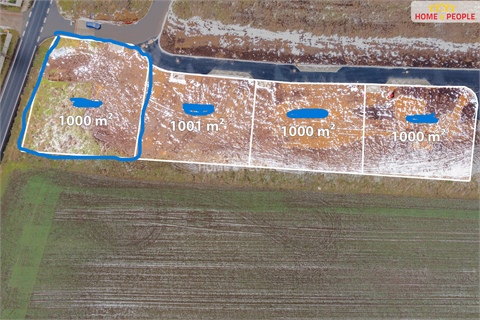 Prodej stavebního pozemku, 1 000 m² - 0