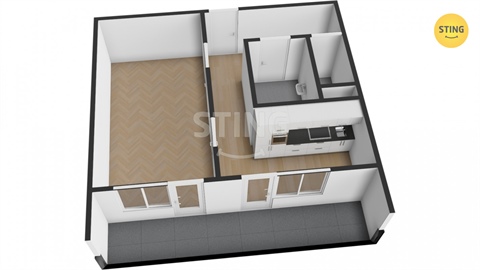 Prodej bytu 1+1, 42 m² 2