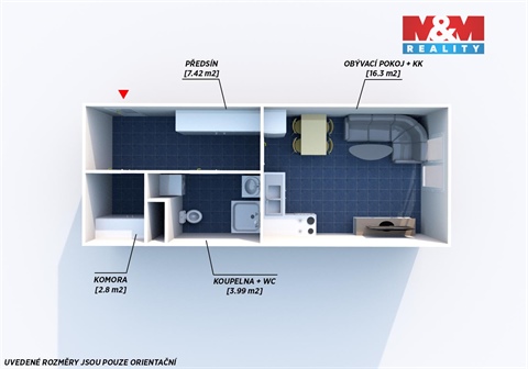 Prodej bytu 1kk, 32 m² 4