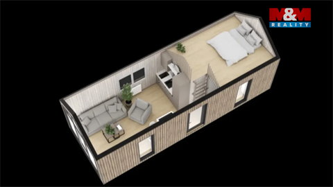 Prodej chaty / chapuly, 35 m² - 4