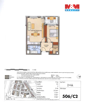 Pronájem bytu 2kk, 53 m² - 10