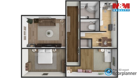 Prodej bytu 3+1, 65 m² - 6