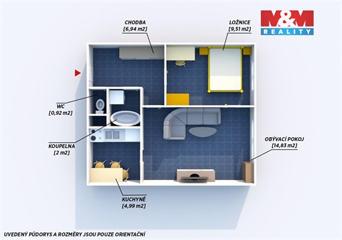 Prodej bytu 2kk, 39 m² - 14