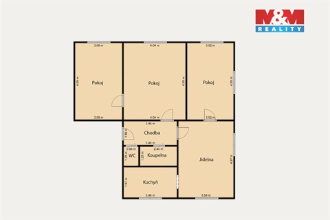 Prodej bytu 4+1, 81 m² - 16