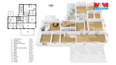 Prodej rodinného domu, 350 m² - 6