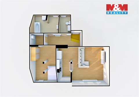 Prodej bytu 2kk, 84 m² 22