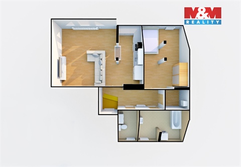 Prodej bytu 2kk, 84 m² - 20