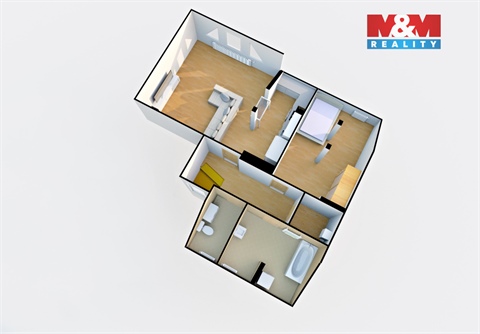 Prodej bytu 2kk, 84 m² 20