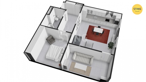 Prodej bytu 3kk, 64 m² 2