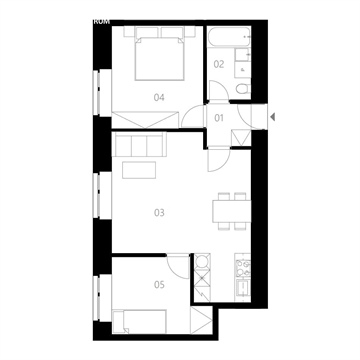 Prodej bytu 3kk, 54 m² 12