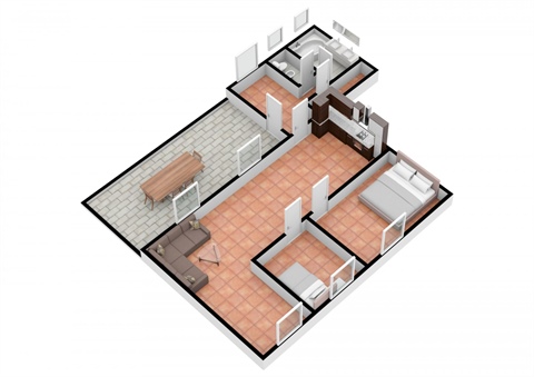 Pronájem bytu 3kk, 76 m² - 4