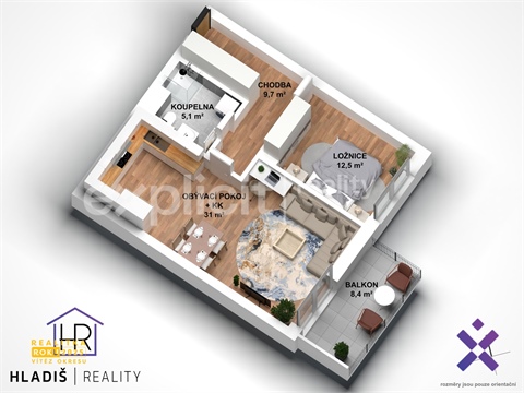 Prodej bytu 2kk, 43 m² - 28