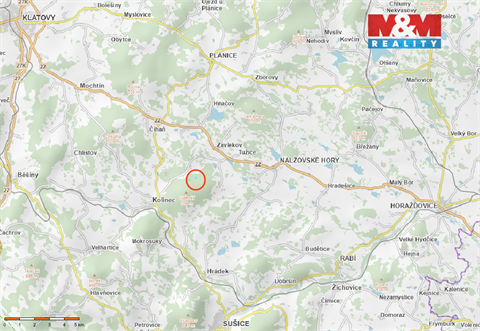 Prodej lesu, 9 917 m² - 2