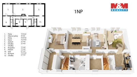 Prodej rodinného domu, 280 m² 10