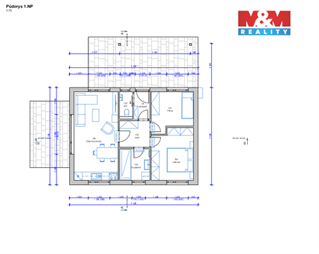 Prodej stavebního pozemku, 1 283 m² - 2