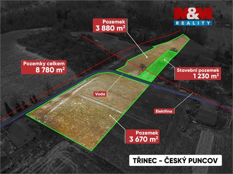 Prodej stavebního pozemku, 8 780 m² 2