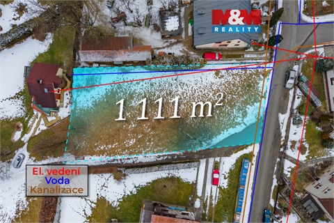Prodej stavebního pozemku, 1 111 m² 0