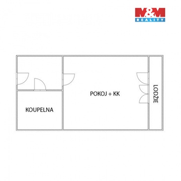 Pronájem bytu 1kk, 28 m² - 8