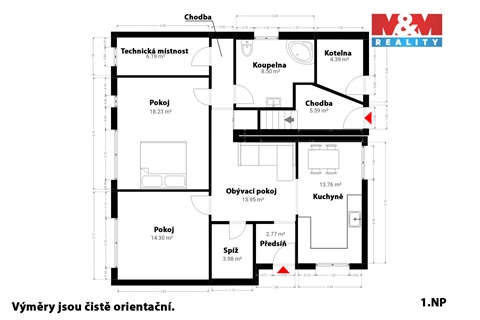 Prodej rodinného domu, 189 m² 12