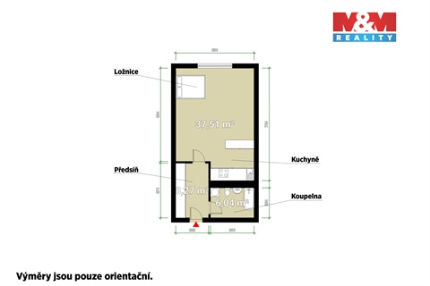 Prodej bytu 1kk, 52 m² - 6
