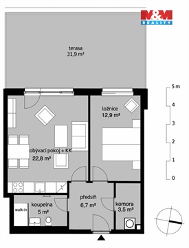 Prodej bytu 2kk, 53 m² 16