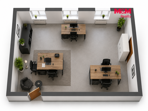 Pronájem kanceláře, 53 m² - 8