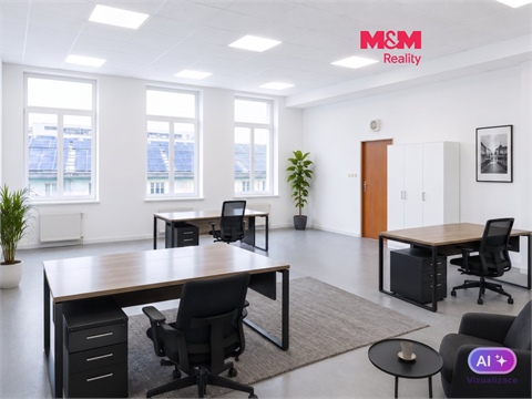 Pronájem kanceláře, 53 m² 2
