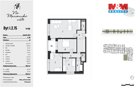 Prodej bytu 4kk, 101 m² - 0