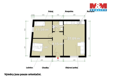 Prodej bytu 3kk, 65 m² - 10