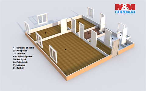 Prodej bytu 3+1, 81 m² 12